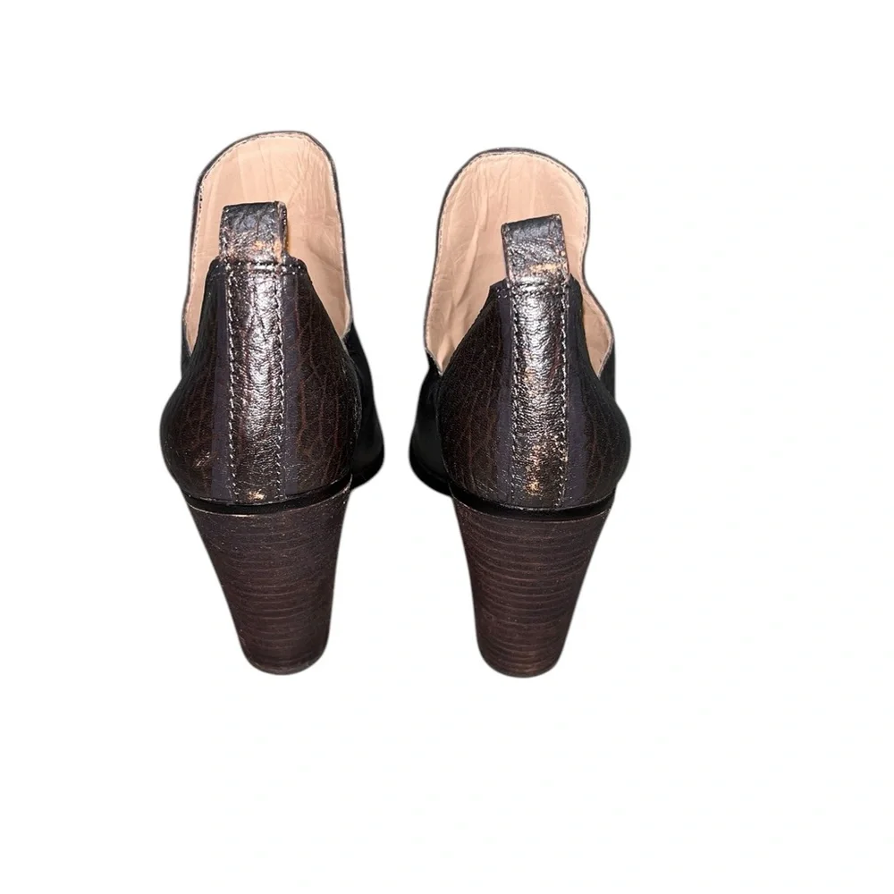 Vince Camuto Federa Leather Ankle Booties Size 8.5 M - Picture 4 of 7